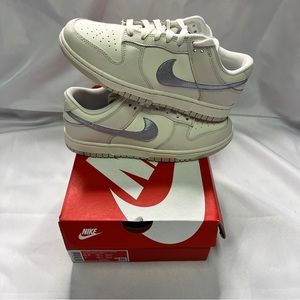 Women’s Nike Dunk Low Purple Sparkle New Size 8.5W